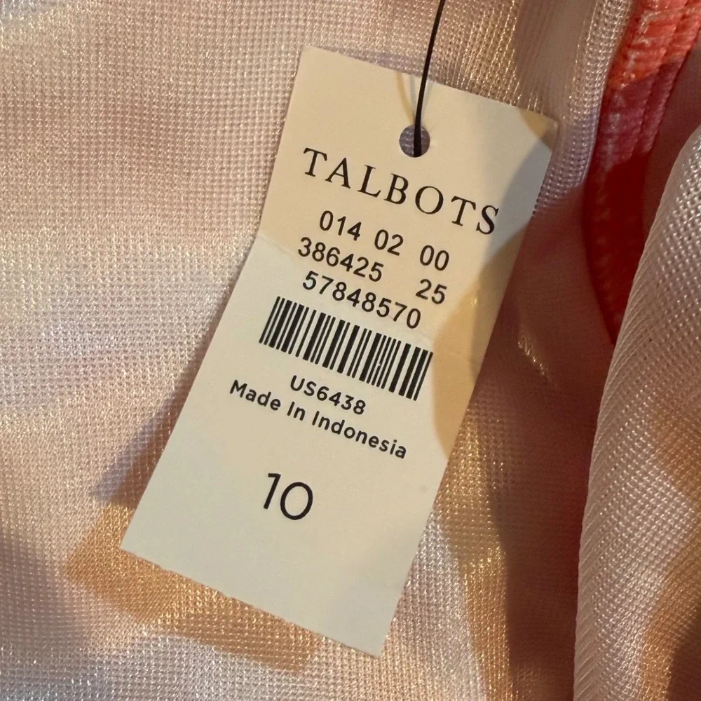 Miraclesuit x Talbots Red Gingham High Waist Bikini Bottoms Light Control 10 NEW